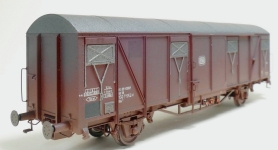 Exact-Train EX22093 - H0 - Gedeckter Güterwagen Gbs 254, DB, Ep. IV